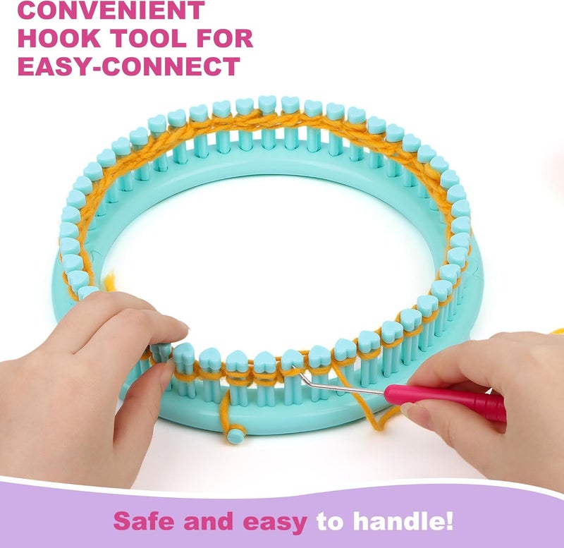 DPAPDI Knitting Loom Hook & Tool with Ergonomic Plastic Handle (2 Pack) - Image 4